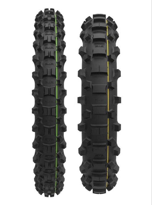 Rebel Xplorer Pair Enduro Tyres 90/100 21 110/80 18 FREE T-Shirt