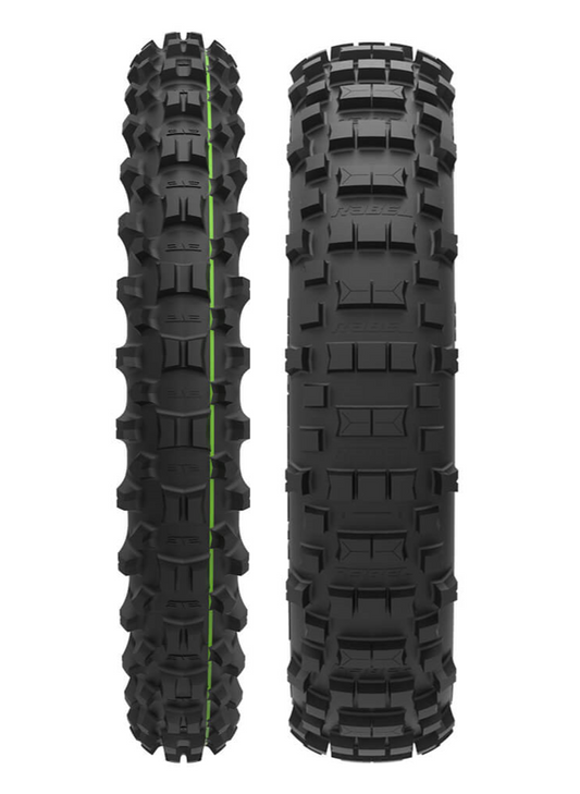 Rebel Ivan Cervantes Enduro Tyre Set Front and Rear 90/100 21 & 140/80 18